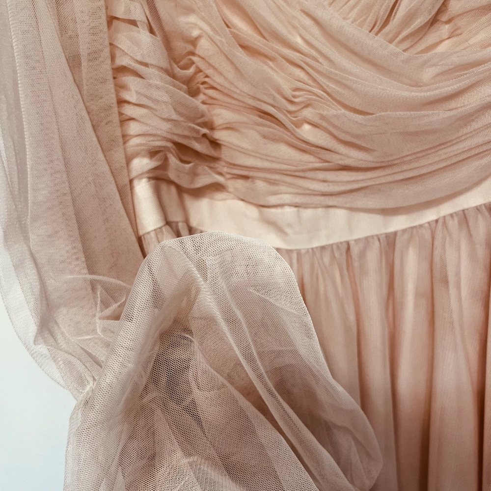 Eloquii Blush Pink Midi Tulle Dress - Picture 8 of 12